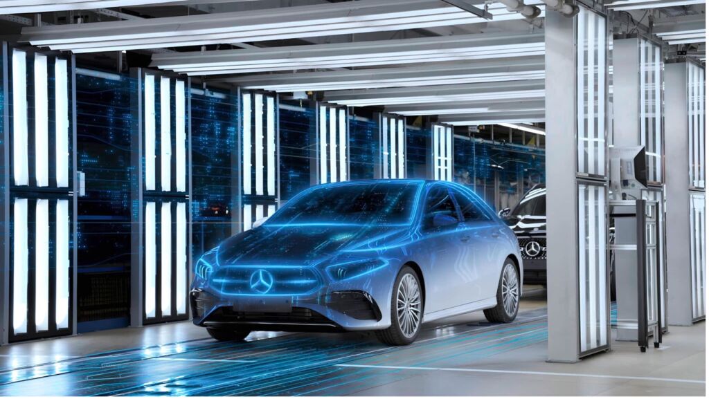 Mercedes: metaverso e digital twins